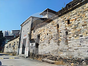 sheung cheung wai  old Chinese traditional house  in Ping Shan heritage hongkong