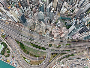 Sheung wan, Aerial view of Hong Kong city