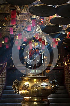 Man Mo Temple interior, Hong Kong Island