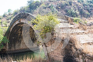 Shiao Bridge at Shaxi Ancient village. a famous historical site(Ancient Tea Horse Road) of Jianchuan, Yunnan, China.