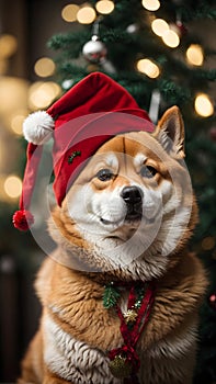 Shiba Inu Christmas Delight: Magical Moments, Festive Cheer, and Heartwarming Canine Joy Unleashed photo