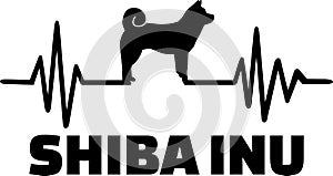 Shiba inu heartbeat word