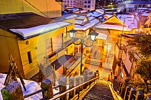 Shibu Onsen Alley Staircase