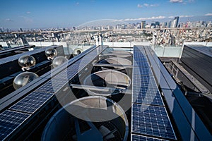 Shibuya Sky solar panels