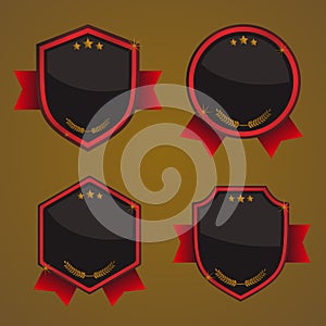 Shield, Badges Vector