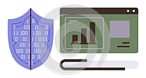 Digital Security and Data Analysis with Shield and Analytics Dashboard