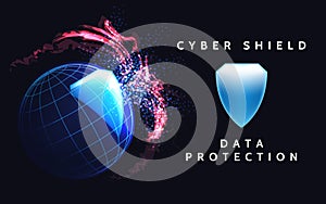 Shield Data Protection Technology Poster