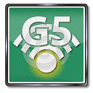 Shield with the data radio network G5