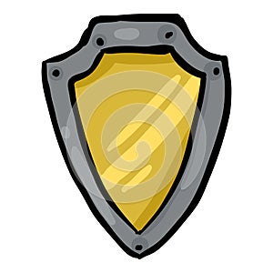 Shield Hand Drawn Doodle Icon