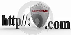 Shield between http and dot com. Conception of protecting from unknown web- pages.