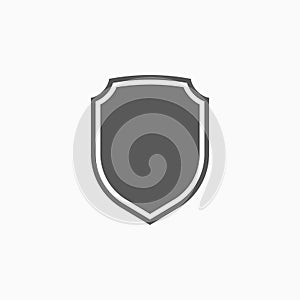 Shield icon, aegis vector, protect, safe photo