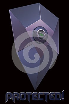 Shield icon Fingerprint protected