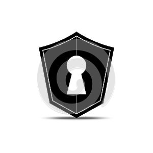 Shield icon vector art design