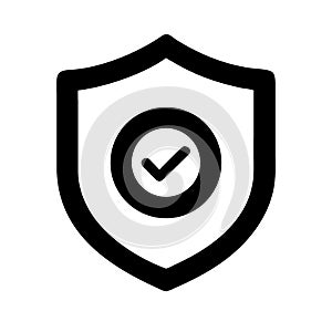 Shield icon vector