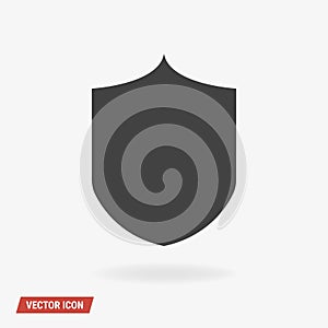 Shield Icon Vector, vector illustion flat design style.