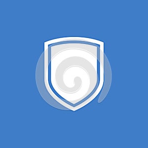 Shield icon, shield vector illustration