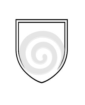 Shield, icon, vector, illustrator, black, hand drowing,baj, shape
