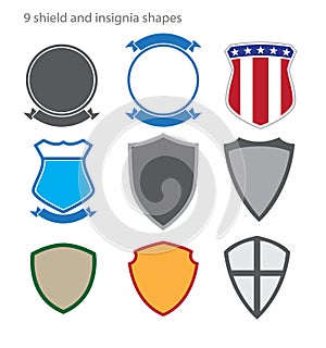 Shield and Insignia Shapes