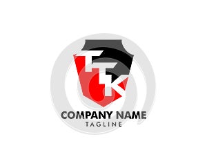 Shield Letter TTK Logo Template