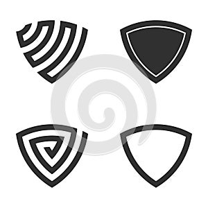 Shield protection security icon symbol