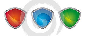 Shield set. collection. vector protection icon symbol scalable