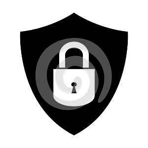 Shield vector icon security protection symbol for graphic design, logo, web site, social media, mobile app, ui illustration