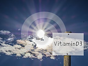 Shield Vitamin D3 German sign