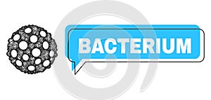 Shifted Bacterium Chat Bubble and Hatched Bacterium Spore Icon