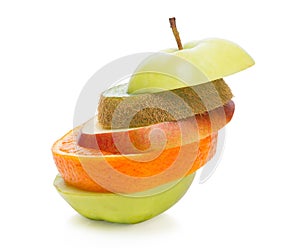Shifted layers multifruit