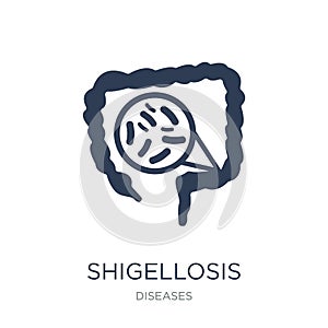 Shigellosis icon. Trendy flat vector Shigellosis icon on white b photo