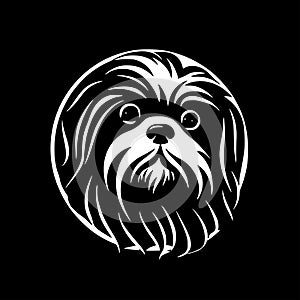 Shih tzu - high quality vector logo - vector illustration ideal for t-shirt graphic