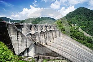 Shihmen Dam in Fuxing or Daxi District, Taoyuan, Taiwan.