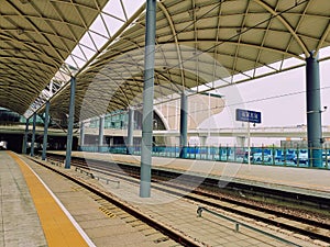 Shijiazhuang Railway Station, Hebei China photo