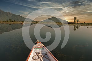 Shikara boats in Dal lake, Srinagar, Kashmir