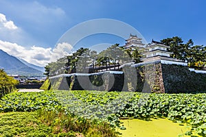 Shimabara castle , famous attraction in Nagasaki, Kyushu