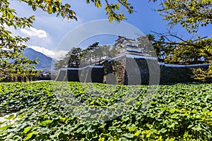 Shimabara castle , famous attraction in Nagasaki, Kyushu