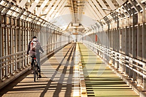 Shimanami kaido cycling route, Japan. Innoshima Bridge