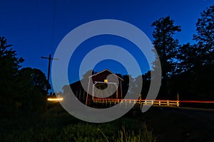 Shimanek Covered Bridge, Oregon, USA,