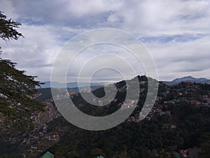 Shimla in himachal pradesh india.