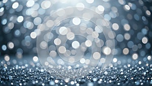 Shimmering Bokeh Effect with Glowing Light Spots and Glittering Texture Ideal for Background and Design Projects