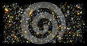 Shimmering particles, rectangular dust moving frame 4K.