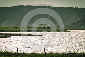 Shimmering Water of the Alexander Reservoir