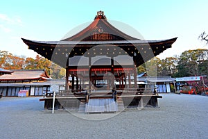 Shimogamo Shrine, a Shinto shrine at Shimogamo Izumikawacho, Sakyo