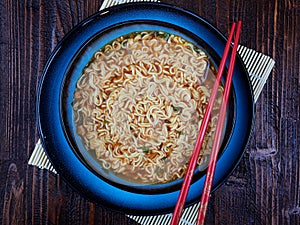 Shin Ramyun prepared from instant noodles