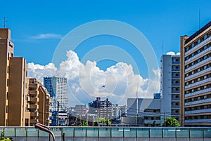 Shinagawa of the skyscrapers and office buildings