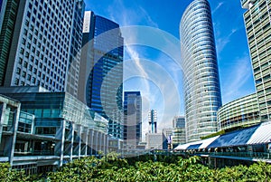 Shinagawa of the skyscrapers and office buildings