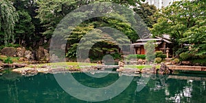Shinchi Teien Sacred Pond Garden at Yasukuni Jinja Shrine photo