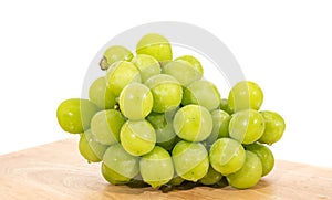 Shine Muscat Grape isolated on white background