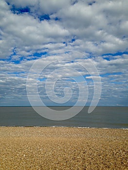 Shingle beach at Dunwich