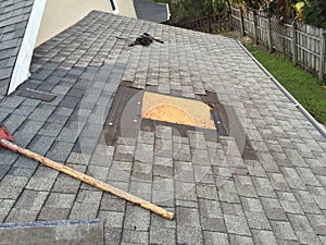 Shingle Roof Roofing Repairs, roofer, tools photo